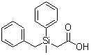 structure of CAS# 95373-54-9, [Benzyl(methyl)phenylsilyl]acetic acid;(-)-Benzylmethylphenylsilylacetic acid;(-)-Benzy<wbr>lmethylph<wbr>enylsilyl<wbr>acetic Ac<wbr>id [for e<wbr>ε Determi<wbr>nation by<wbr> NMR];(-)-BENZYLMETHYLPHENYLSILYLACETICACID