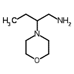 structure of CAS# 953888-69-2, 2-(4-Morpholinyl)-1-butanamine;(2-morpholin-4-ylbutyl)amine;2-(4-morpholinyl)-1-butanamine;2-morpholin-4-ylbutan-1-amine
