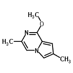 CAS#: 95407-89-9， 1-methoxy-3,7-dimethyl-pyrrolo[1,2-a]pyrazine