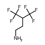 CAS#: 954238-58-5， 4,4,4-Trifluoro-3-(trifluoromethyl)-1-butanamine