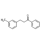 structure of CAS# 95465-70-6, 3-(3-Methylphenyl)-1-phenyl-1-propanone;3-(3-methylphenyl)propiophenone