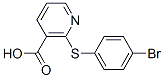 structure of CAS# 955-52-2, 2-[(4-Bromophenyl)thio]nicotinic acid;2-[(4-Bromophenyl)Thio]-3-Pyridinecarboxylate;2-[(4-Bromophenyl)Thio]Nicotinate;Zinc02661409