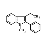 CAS#: 95503-21-2， 3-Ethyl-1-methyl-2-phenyl-1H-indole