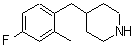 CAS#: 955287-76-0， 4-(4-Fluoro-2-methylbenzyl)piperidine
