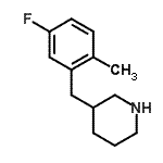 CAS#: 955288-12-7， 3-(5-Fluoro-2-methylbenzyl)piperidine