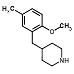CAS#: 955314-98-4， 4-(2-Methoxy-5-methylbenzyl)piperidine