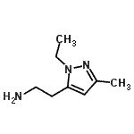 CAS#: 955403-37-9， 2-(1-Ethyl-3-methyl-1H-pyrazol-5-yl)ethanamine