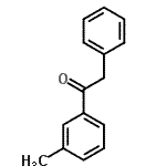 结构式 CAS# 95606-81-8, 1-(3-甲基苯基)-2-苯乙酮