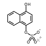 CAS#: 95648-10-5， Potassium 4-hydroxy-1-naphthyl sulfate