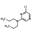 structure of CAS# 957065-91-7, 6-Chloro-N,N-dipropyl-2-pyrazinamine;