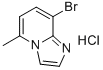结构式 CAS# 957120-36-4, 8-溴-5-甲基咪唑并[1,2-a]吡啶盐酸盐
