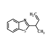 CAS#: 95793-38-7， 2-(3-Buten-2-yl)-1,3-benzothiazole