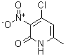 CAS#: 95835-64-6， 4-Chloro-6-methyl-3-nitro-2(1H)-pyridinone
