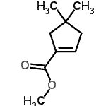 CAS#: 95841-57-9， methyl 4,4-dimethylcyclopentene-1-carboxylate