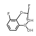 CAS 登录号：958451-76-8， [2-(二氟甲氧基)-3-氟苯基]硼酸