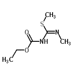 CAS#: 95881-53-1， Ethyl [(Z)-(methylamino)(methylsulfanyl)methylene]carbamate