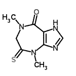 CAS#: 959006-96-3， 4,7-Dimethyl-5-thioxo-4,5,6,7-tetrahydroimidazo[4,5-e][1,4]diazepin-8(1H)-one