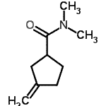 CAS#: 959015-37-3， N,N-Dimethyl-3-methylenecyclopentanecarboxamide