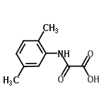 structure of CAS# 959240-41-6, [(2,5-Dimethylphenyl)amino](oxo)acetic acid;[(2,5-dimethylphenyl)amino](oxo)aceticacid;acetic acid, [(2,5-dimethylphenyl)amino]oxo-;N-(2,5-dimethylphenyl)methanecarboxylic acid