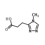 CAS#: 959240-56-3， 3-(4-Methyl-4H-1,2,4-triazol-3-yl)propanoic acid