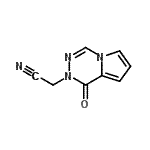 CAS#: 959240-68-7， (1-Oxopyrrolo[1,2-d][1,2,4]triazin-2(1H)-yl)acetonitrile