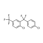 CAS#: 95998-70-2， 1-Chloro-2-[(4-chlorophenyl)(difluoro)methyl]-4-(trifluoromethyl)benzene