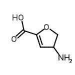 CAS#: 96093-49-1， 4-Amino-4,5-dihydro-2-furancarboxylic acid