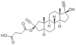 CAS#: 96107-38-9， (2-beta,5-alpha,17-alpha)-2-Ethynyl-alpha-Norpregn-20-yne-2,17-diol 2-(hydrogen butanedioate)