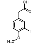 CAS#: 96122-61-1， (3-Iodo-4-methoxyphenyl)acetic acid