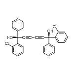 CAS 登录号：96158-84-8， (1S,6S)-1,6-二(2-氯苯基)-1,6-二苯基-2,4-己二炔-1,6-二醇