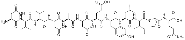CAS#: 96249-43-3， L-alpha-Aspartyl-L-Valyl-L-Valyl-L-alpha-Aspartyl-L-Alanyl-L-alpha-Aspartyl-L-alpha-Glutamyl-L-Tyrosyl-L-Leucyl-L-Isoleucyl-L-Prolyl-L-Glutamine