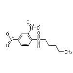 CAS#: 963-22-4， 2,4-dinitro-1-pentylsulfonyl-benzene