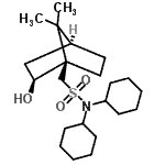 CAS#: 96303-88-7， N,N-Dicyclohexyl-1-[(1R,2S,4S)-2-hydroxy-7,7-dimethylbicyclo[2.2.1]hept-1-yl]methanesulfonamide