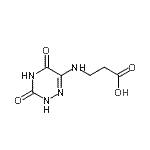 CAS#: 96360-24-6， N-(3,5-Dioxo-2,3,4,5-tetrahydro-1,2,4-triazin-6-yl)-beta-alanine