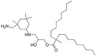 CAS#: 96507-74-3， 3-[[3-(Aminomethyl)-3,5,5-Trimethylcyclohexyl]Amino]-2-Hydroxypropyl 2-Methyl-2-Nonylundecanoate
