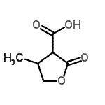 CAS#: 96540-43-1， 4-Methyl-2-oxotetrahydro-3-furancarboxylic acid