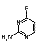 structure of CAS# 96548-90-2, 4-Fluoro-2-pyrimidinamine;2-Pyrimidinamine, 4-fluoro-
