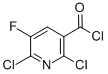 结构式 CAS# 96568-02-4, 2,6-二氯-5-氟烟酰氯