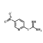 CAS#: 96592-03-9， 5-Nitro-2-pyridinyl carbamimidothioate