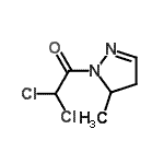 CAS#: 96632-27-8， 2,2-Dichloro-1-(5-methyl-4,5-dihydro-1H-pyrazol-1-yl)ethanone