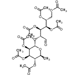 CAS#: 96646-72-9， [(1S,2R,3R)-2,3,4-triacetoxy-1-[(1R)-2-oxo-1-[(2S,3R,4R,5S,6S)-3,4,5-triacetoxy-6-methyl-tetrahydropyran-2-yl]oxy-ethyl]butyl] acetate