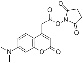 CAS#: 96686-59-8， 7-(Dimethylamino)-2-Oxo-2H-1-Benzopyran-4-Aceticacid 2,5-Dioxo-1-Pyrrolidinyl Ester