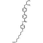 CAS 登录号：96757-94-7， 4-(庚氧基)苯基4'-(2-甲基丁基)-4-联苯羧酸酯