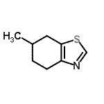 CAS#: 96963-10-9， 6-Methyl-4,5,6,7-tetrahydro-1,3-benzothiazole