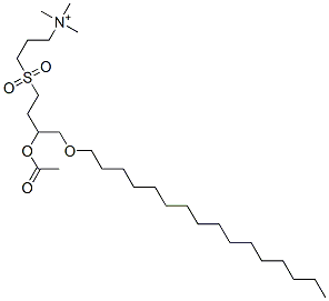 CAS#: 97012-62-9， 3-((3-(Acetyloxy)-4-(Hexadecyloxy)Butyl)Sulfonyl)-N,N,N-Trimethyl-1-Propanaminium