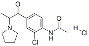 CAS#: 97111-05-2， N-[2-Chloro-4-(2-Pyrrolidin-1-Ylpropanoyl)Phenyl]Acetamide Hydrochloride