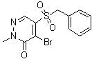 CAS#: 97120-13-3， 5-(Benzylsulfonyl)-4-bromo-2-methyl-3(2H)-pyridazinone