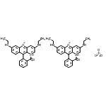 CAS 登录号:97171-85-2, 9-(2-羧基苯基)-3,6-二(乙基氨基)-呫吨鎓硅酸盐