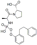 CAS#: 97280-48-3， N(alpha)-((2-Phenylethyl)Phenoxyphosphoryl)Alanylproline