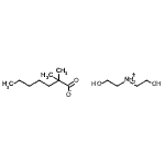 CAS#: 97334-74-2， bis(2-hydroxyethyl)ammonium, 2,2-dimethylheptanoate